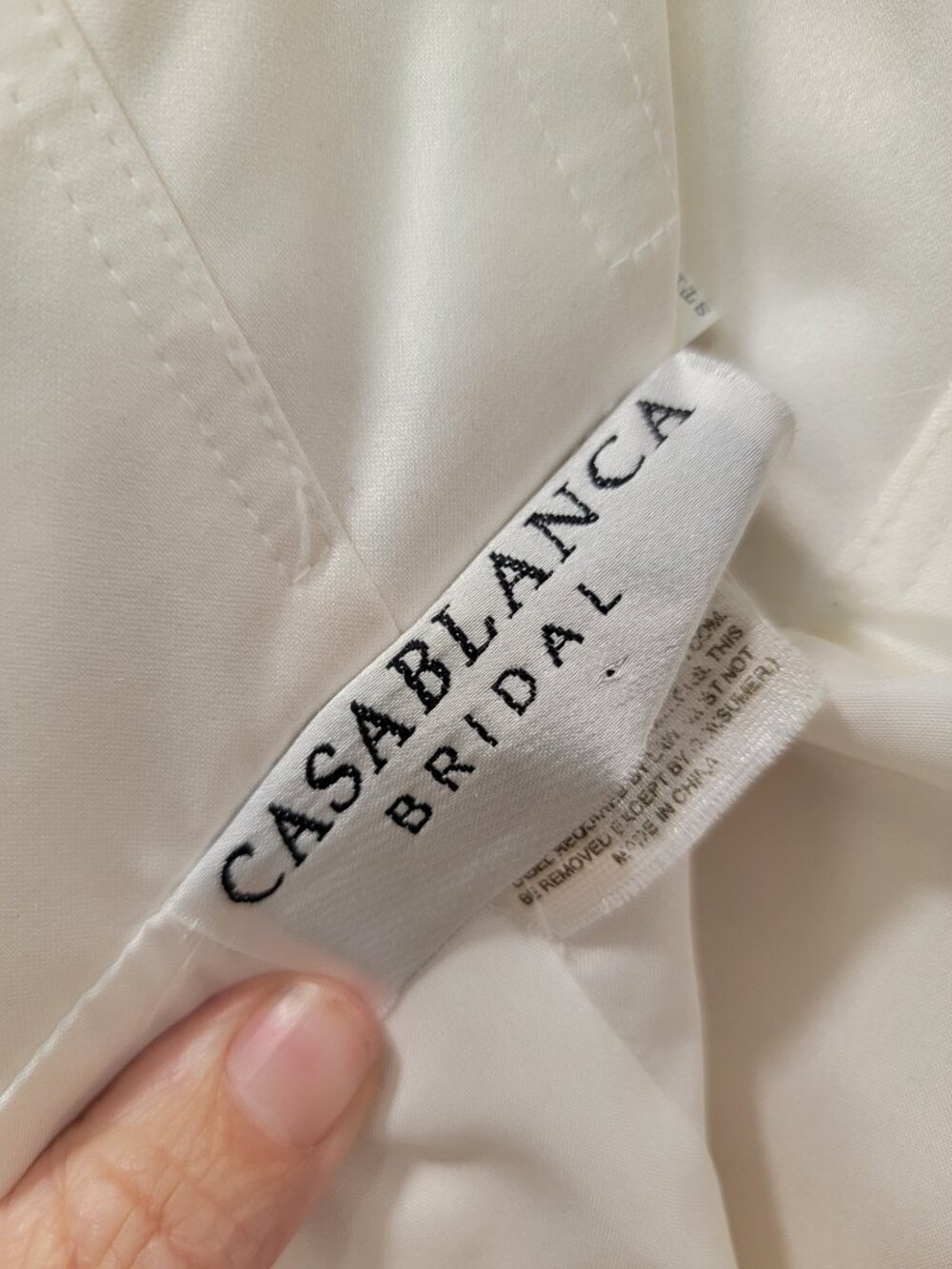 Casablanca Style 1900 Champagne Wedding Dress - Picture 9 of 15